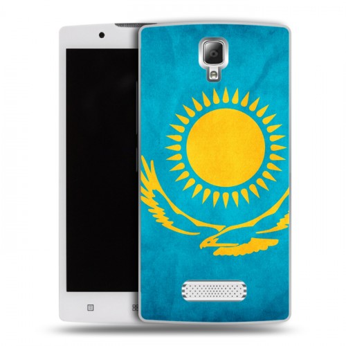 Дизайнерский пластиковый чехол для Lenovo A2010 Флаг Казахстана