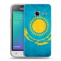 Дизайнерский силиконовый чехол для Samsung Galaxy J1 mini (2016) Флаг Казахстана