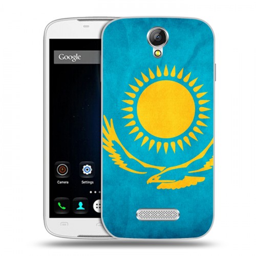 Дизайнерский пластиковый чехол для Doogee X6 Флаг Казахстана