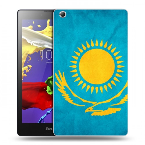 Дизайнерский силиконовый чехол для Lenovo Tab 3 7 Essential Флаг Казахстана