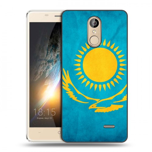Дизайнерский силиконовый чехол для BQ Bond Флаг Казахстана
