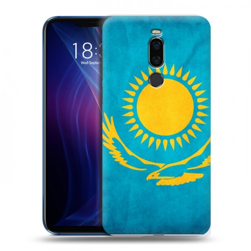 Дизайнерский пластиковый чехол для Meizu X8 Флаг Казахстана