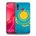 Дизайнерский пластиковый чехол для Huawei Nova 4 Флаг Казахстана