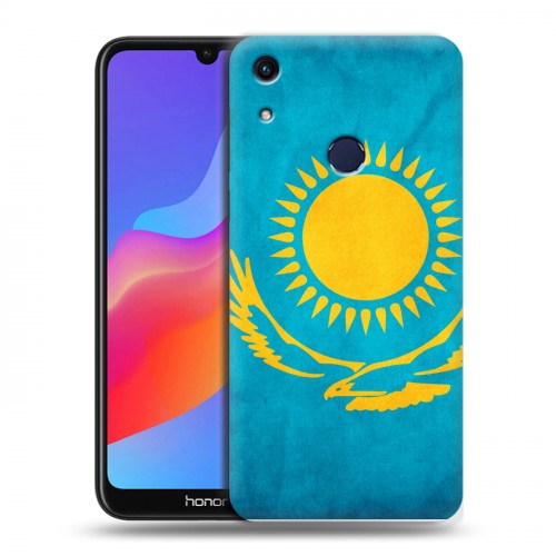 Дизайнерский пластиковый чехол для Huawei Honor 8A Флаг Казахстана