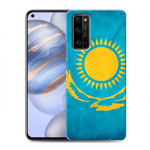 Дизайнерский пластиковый чехол для Huawei Honor 30 Флаг Казахстана