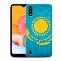 Дизайнерский силиконовый чехол для Samsung Galaxy M01 Флаг Казахстана