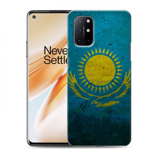 Дизайнерский пластиковый чехол для OnePlus 8T Флаг Казахстана