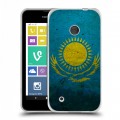 Дизайнерский пластиковый чехол для Nokia Lumia 530 Флаг Казахстана