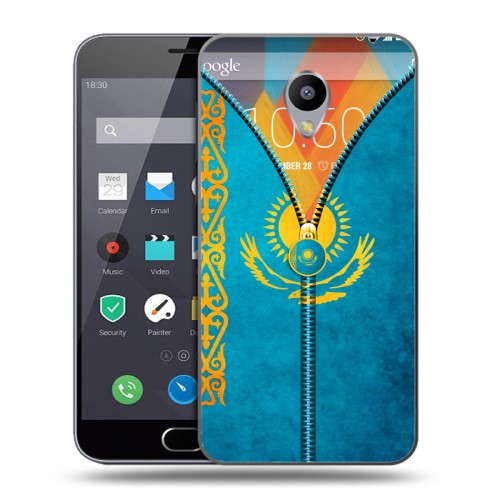 Дизайнерский пластиковый чехол для Meizu M2 Note Флаг Казахстана