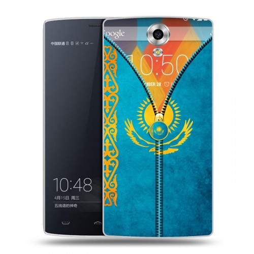 Дизайнерский силиконовый чехол для Homtom HT7 Флаг Казахстана