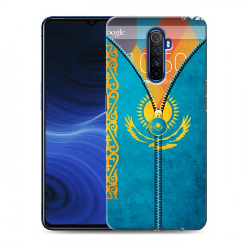 Дизайнерский пластиковый чехол для Realme X2 Pro Флаг Казахстана