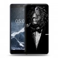 Дизайнерский силиконовый чехол для Nokia 3.1 Хищные джентльмены