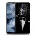 Дизайнерский силиконовый чехол для Nokia 6.1 Plus Хищные джентльмены