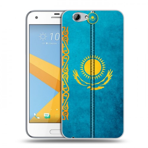 Дизайнерский пластиковый чехол для HTC One A9S Флаг Казахстана