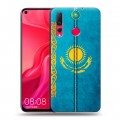 Дизайнерский пластиковый чехол для Huawei Nova 4 Флаг Казахстана