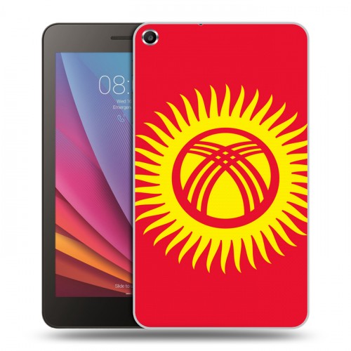 Дизайнерский силиконовый чехол для Huawei MediaPad T1 7.0 Флаг Киргизии