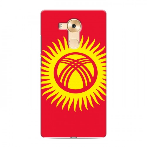 Дизайнерский пластиковый чехол для Huawei Mate 8 Флаг Киргизии