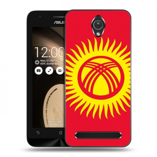 Дизайнерский пластиковый чехол для ASUS ZenFone Go 4.5 Флаг Киргизии