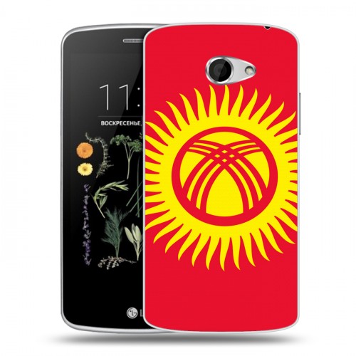 Дизайнерский силиконовый чехол для LG K5 Флаг Киргизии