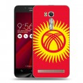 Дизайнерский силиконовый чехол для ASUS Zenfone Go 5.5 Флаг Киргизии