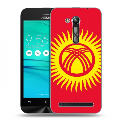Дизайнерский пластиковый чехол для ASUS ZenFone Go 4.5 ZB452KG Флаг Киргизии
