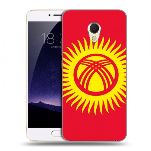 Дизайнерский пластиковый чехол для Meizu MX6 Флаг Киргизии