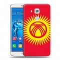 Дизайнерский пластиковый чехол для Huawei Nova Plus Флаг Киргизии