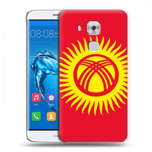 Дизайнерский пластиковый чехол для Huawei Nova Plus Флаг Киргизии