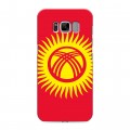 Дизайнерский силиконовый чехол для Samsung Galaxy S8 Флаг Киргизии