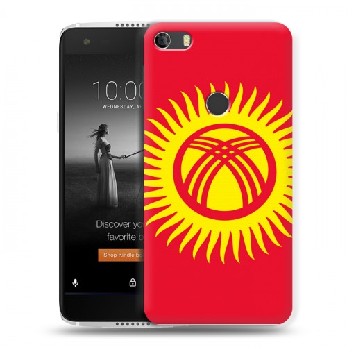 Дизайнерский силиконовый чехол для Alcatel Idol 5S Флаг Киргизии