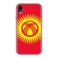 Дизайнерский силиконовый чехол для Iphone Xr Флаг Киргизии