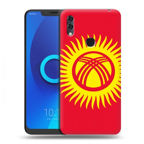 Дизайнерский силиконовый чехол для Alcatel 5V Флаг Киргизии