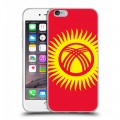 Дизайнерский пластиковый чехол для Iphone 6/6s Флаг Киргизии