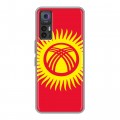 Дизайнерский силиконовый чехол для TCL 30 Флаг Киргизии