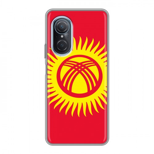 Дизайнерский силиконовый чехол для Huawei Nova 9 SE Флаг Киргизии