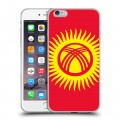 Дизайнерский силиконовый чехол для Iphone 6 Plus/6s Plus Флаг Киргизии