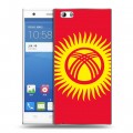 Дизайнерский пластиковый чехол для ZTE Star 1 Флаг Киргизии