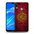 Дизайнерский пластиковый чехол для Huawei Y6 (2019) Флаг Киргизии