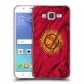 Дизайнерский пластиковый чехол для Samsung Galaxy J5 Флаг Киргизии