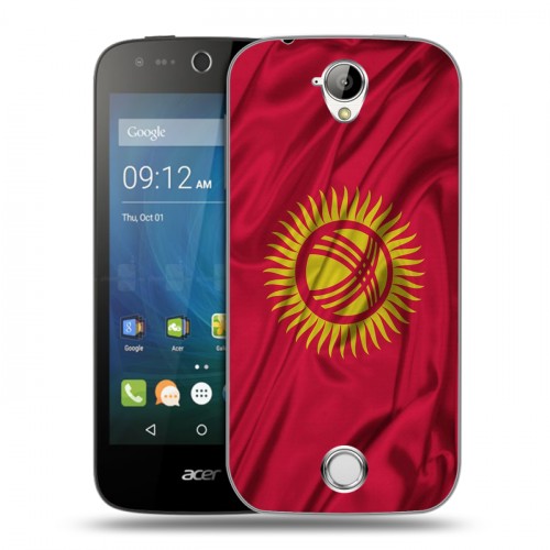 Дизайнерский силиконовый чехол для Acer Liquid Z330 Флаг Киргизии