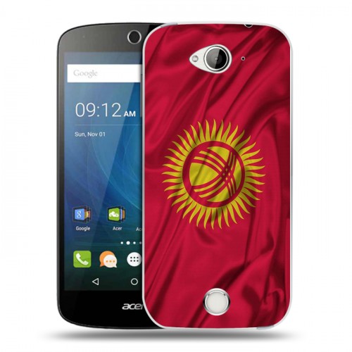 Дизайнерский силиконовый чехол для Acer Liquid Z530 Флаг Киргизии