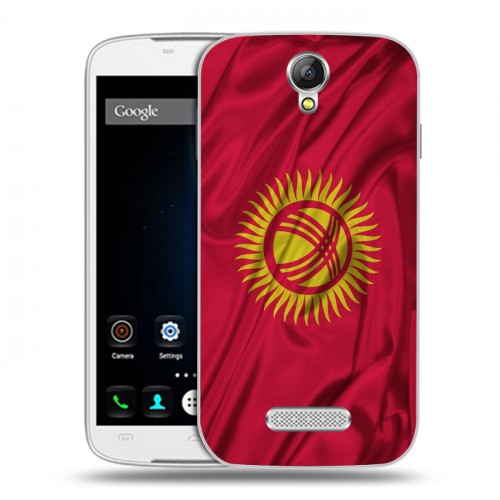 Дизайнерский силиконовый чехол для Doogee X6 Флаг Киргизии
