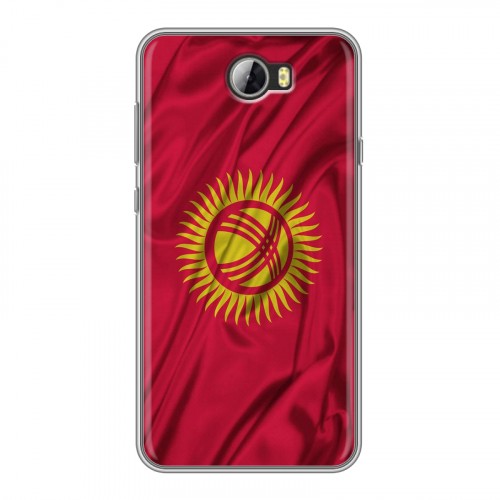 Дизайнерский пластиковый чехол для Huawei Y5 II Флаг Киргизии