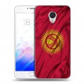 Дизайнерский пластиковый чехол для Meizu M3E Флаг Киргизии