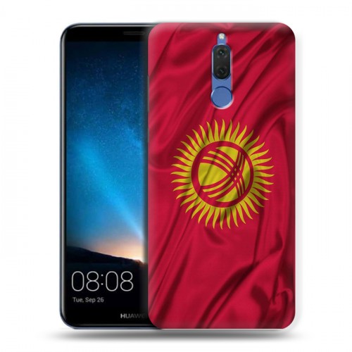 Дизайнерский силиконовый чехол для Huawei Nova 2i Флаг Киргизии