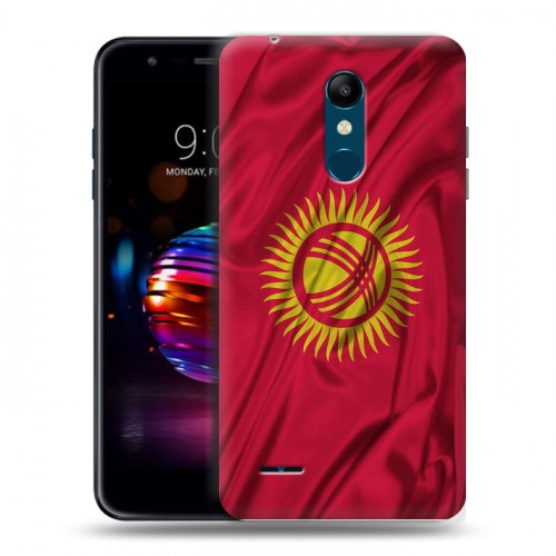 Дизайнерский силиконовый чехол для LG K11 Plus Флаг Киргизии
