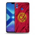 Дизайнерский силиконовый чехол для Huawei Honor 8X Флаг Киргизии