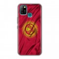 Дизайнерский силиконовый с усиленными углами чехол для Infinix Hot 10 Lite Флаг Киргизии