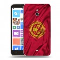 Дизайнерский пластиковый чехол для Nokia Lumia 1320 Флаг Киргизии