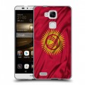 Дизайнерский силиконовый чехол для Huawei Ascend Mate 7 Флаг Киргизии